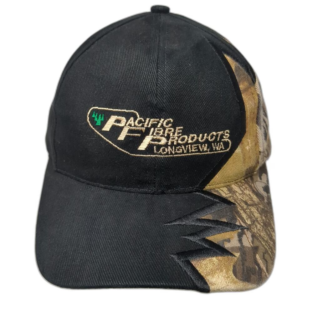 Kati Baseball Cap Black Mossy Oak Camo Pacific Fibre Products WA One Size Hat